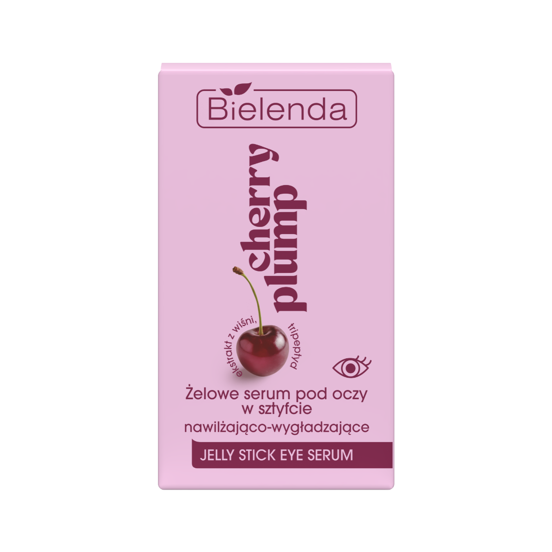 Bielenda CHERRY PLUMP Vyhladzujúce očné sérum v gélovej tyčinke, 7 g