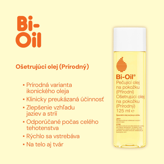 Bi-Oil Prírodný ošetrujúci olej, 125 ml