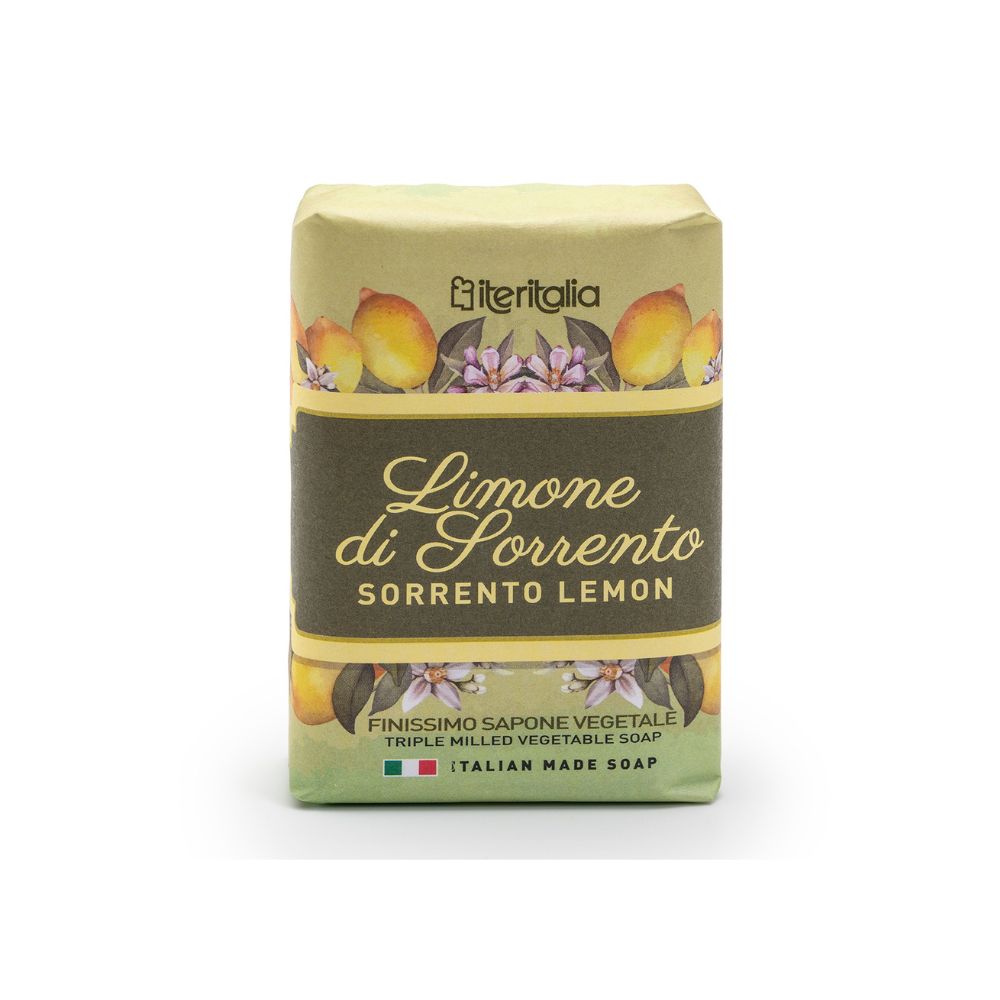 Iteritalia Rastlinné mydlo - Citrón zo Sorrenta, 125g