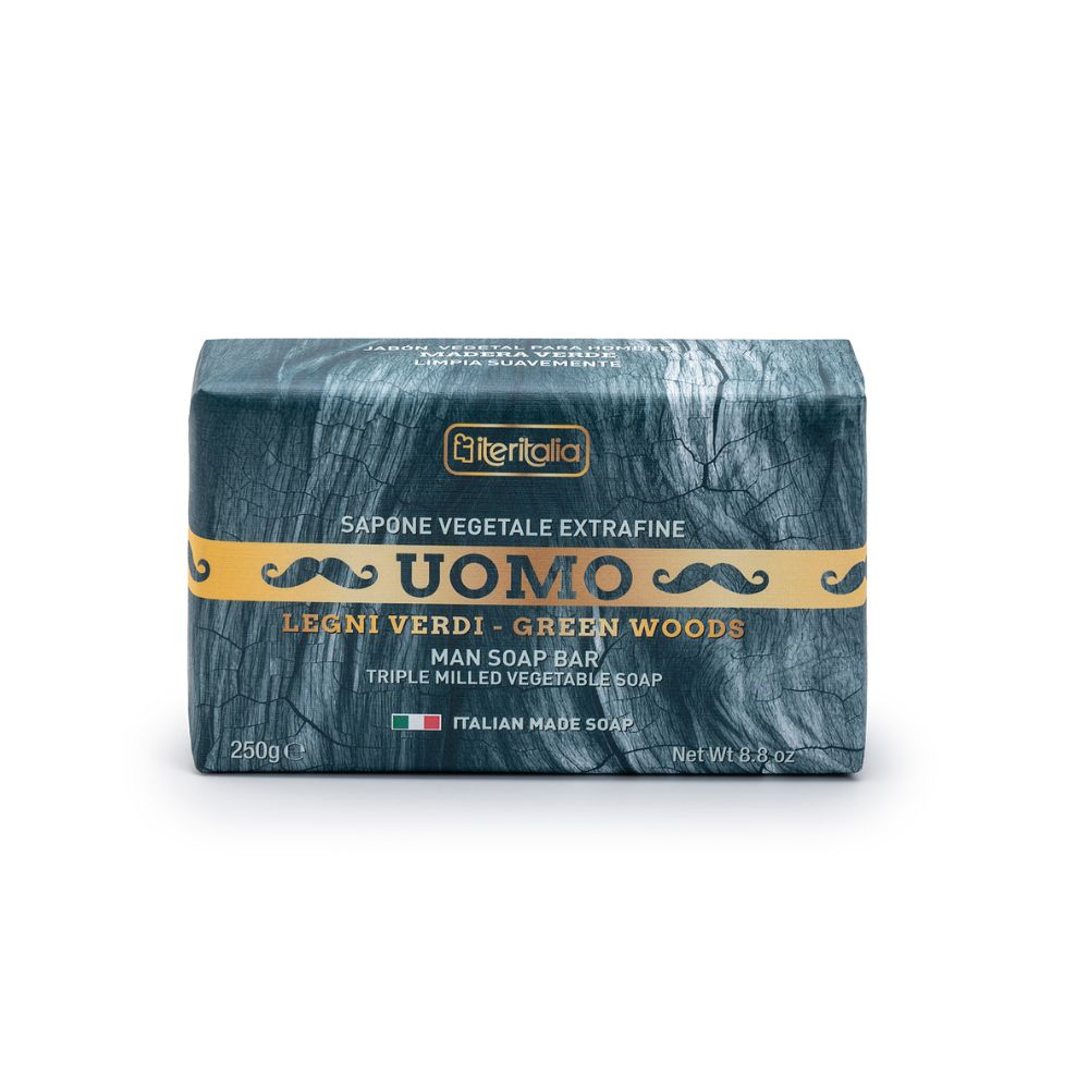 Iteritalia Rastlinné mydlo pre mužov - Zelený les, 250g