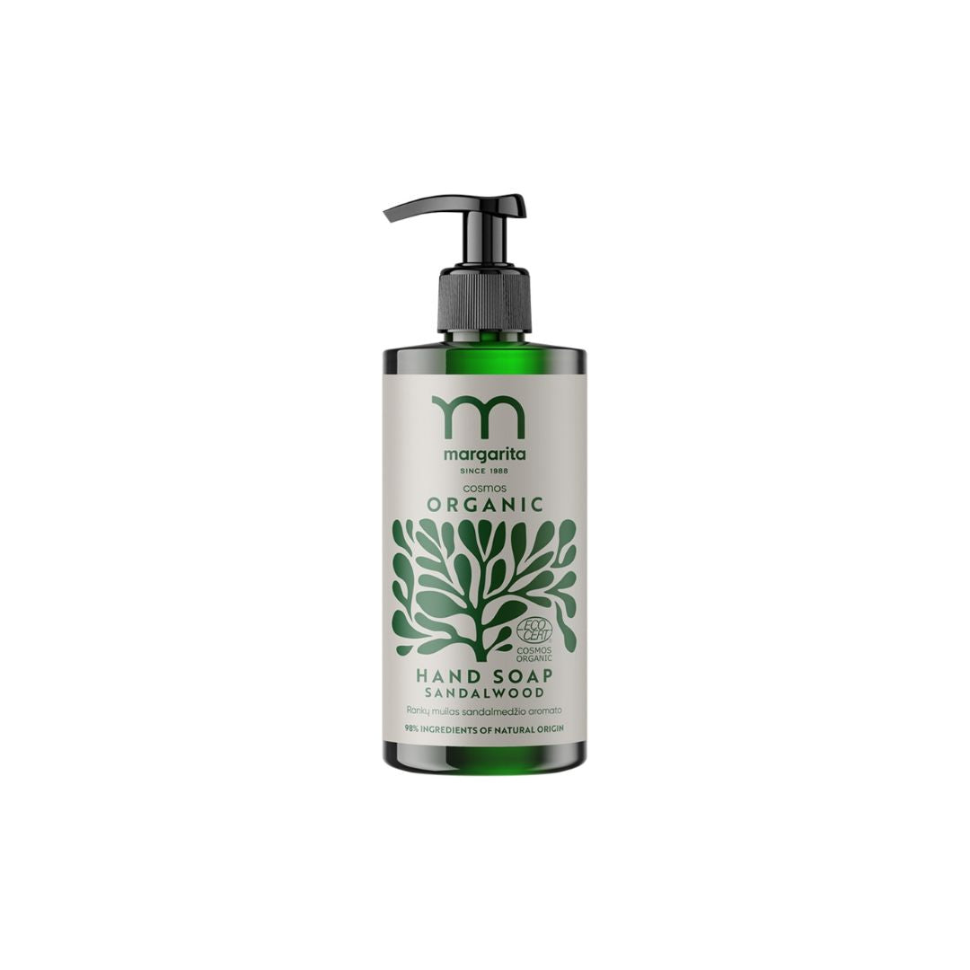 MARGARITA Cosmos Organic Mydlo na ruky s vôňou santalového dreva, 300 ml