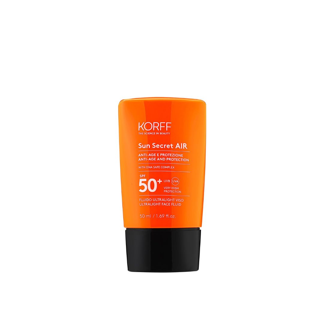 KORFF SUN SECRET SPF 50+ AIR FACE FLUID, 50 ml (opaľovací krém)