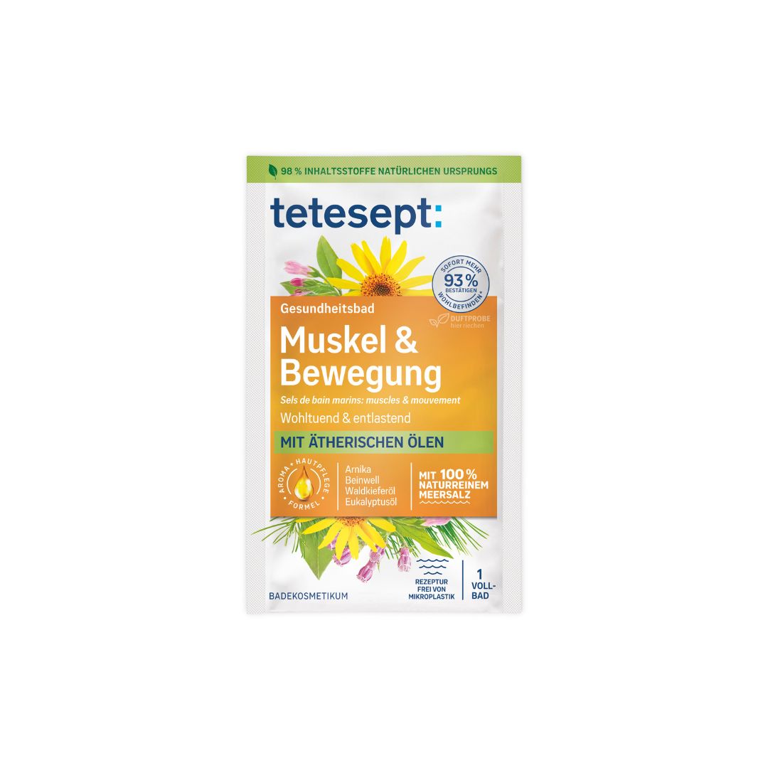 Tetesept Morská soľ Svaly a pohyb, 80 g