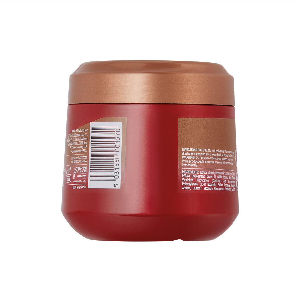Sanctuary Spa Perlové telové maslo Ruby Oud s prírodnými olejmi 300 ml