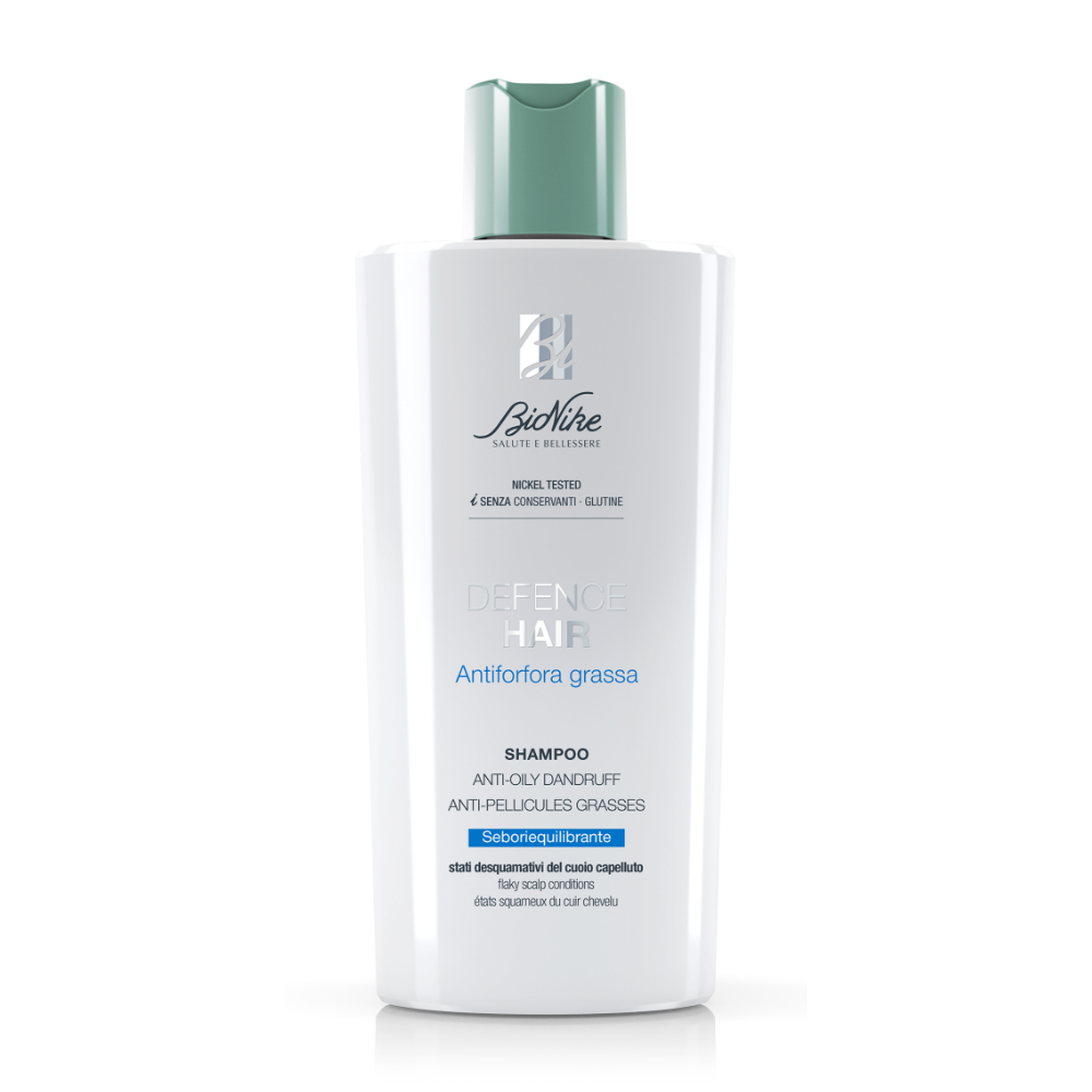 BioNike DEFENCE HAIR Seboregulačný šampón na vlasy proti mastným lupinám, 200 ml