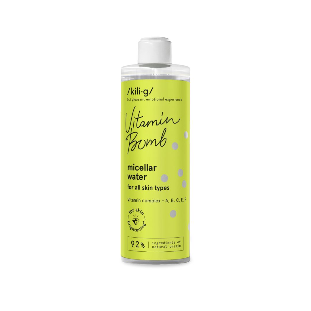 KILIG Micelárna voda s vitamínovým komplexom, 250 ml (02/2027)