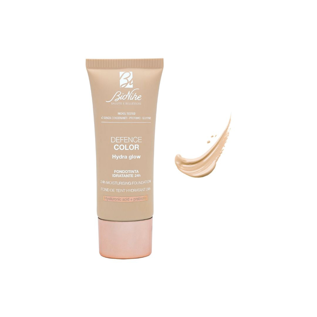 BioNike DEFENCE COLOR HYDRA GLOW 24H hydratačný MAKE UP, 30 ml