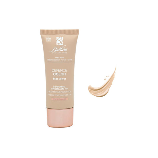 BioNike DEFENCE COLOR MAT VELVET 12h - Zmatňujúci make-up s OF15, 30 ml