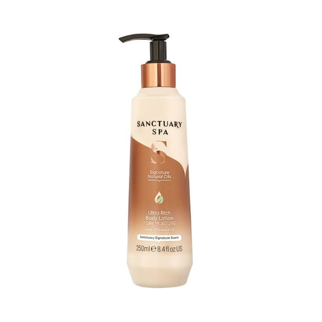 Sanctuary Spa Telové mlieko s prírodnými olejmi, 250 ml - v pumpičke