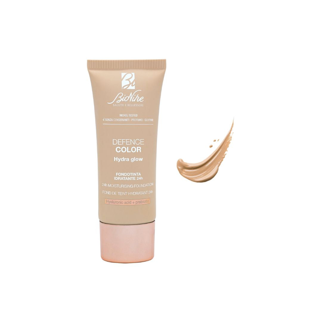 BioNike DEFENCE COLOR HYDRA GLOW 24H hydratačný MAKE UP, 30 ml
