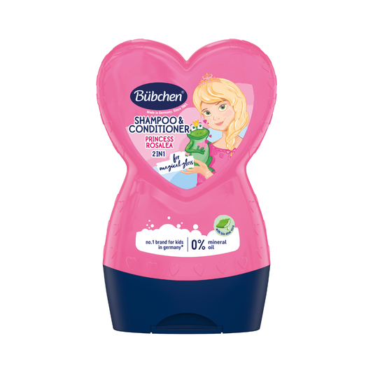 Bubchen Kids Šampón s kondicionérom 2v1 Ruženka, 230 ml