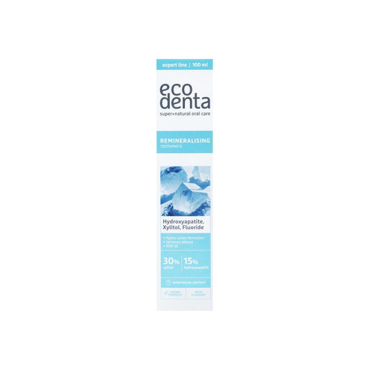 Ecodenta Remineralizačná zubná pasta s xylitolom & hydroxyapatitom, 100ml