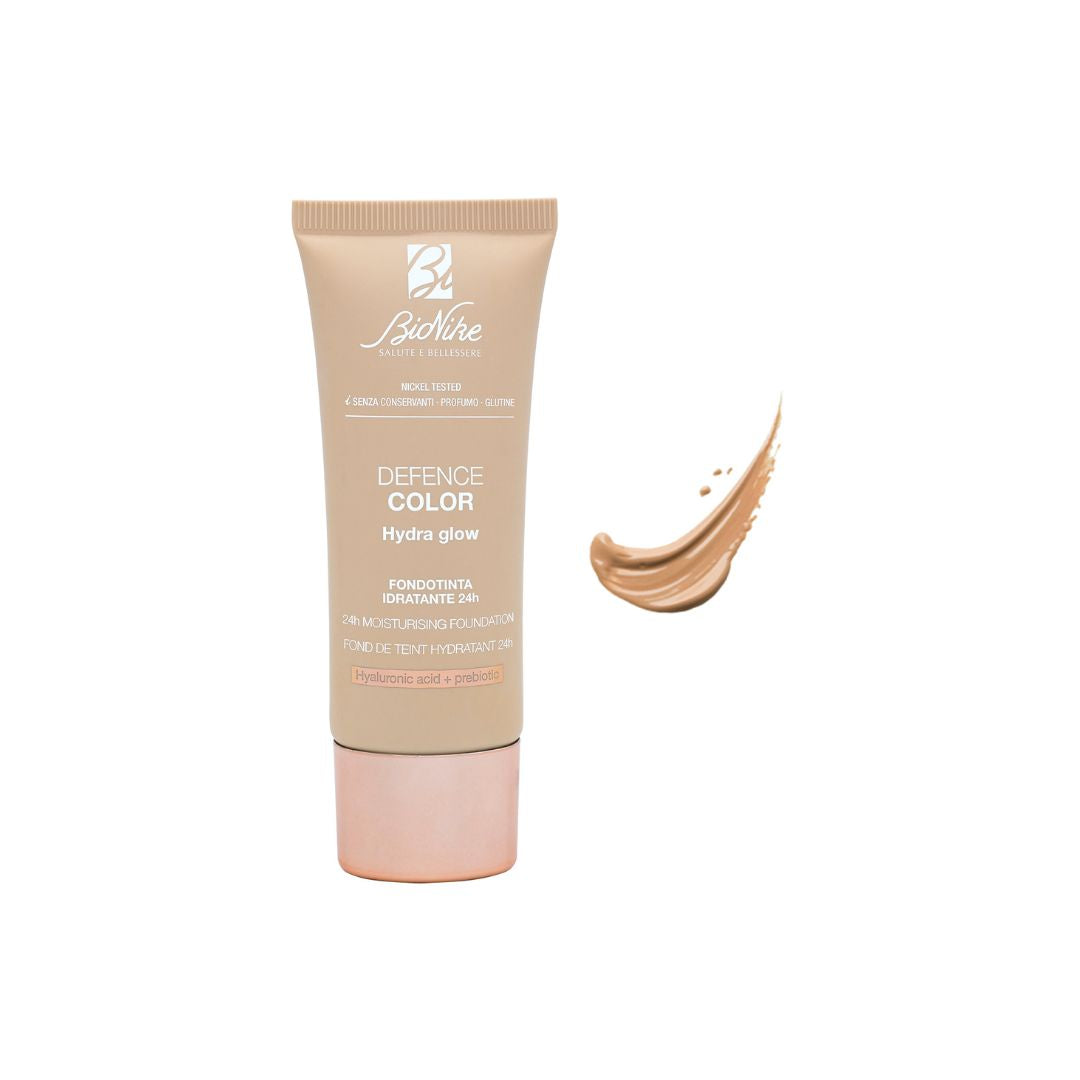 BioNike DEFENCE COLOR HYDRA GLOW 24H hydratačný MAKE UP, 30 ml