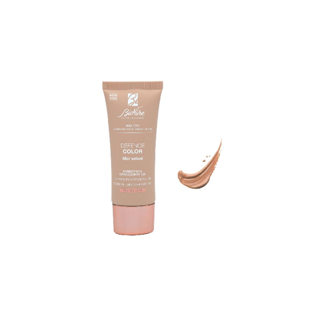 BioNike DEFENCE COLOR MAT VELVET 12h - Zmatňujúci make-up s OF15, 30 ml