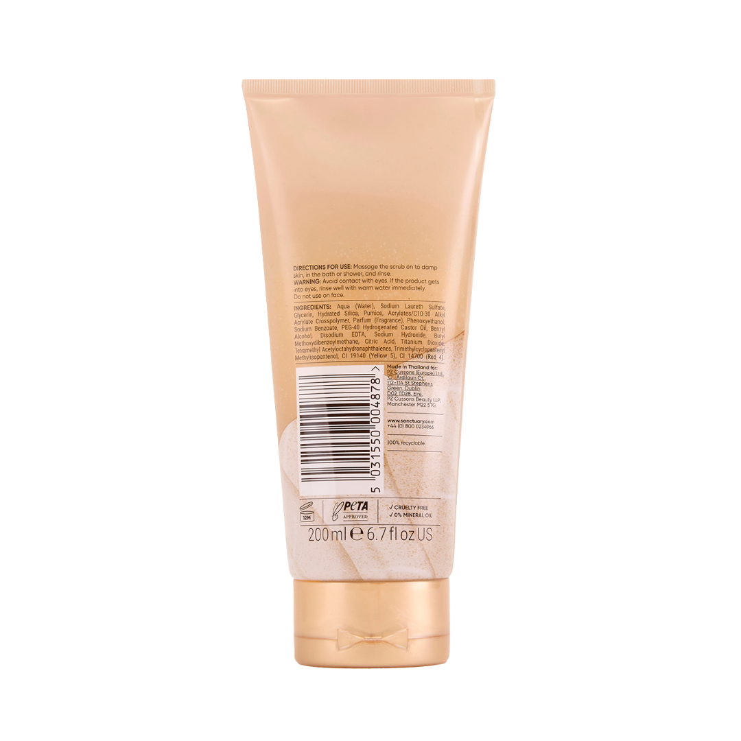 Sanctuary Spa Telový peeling GOLDEN SANDALWOOD, 200 ml