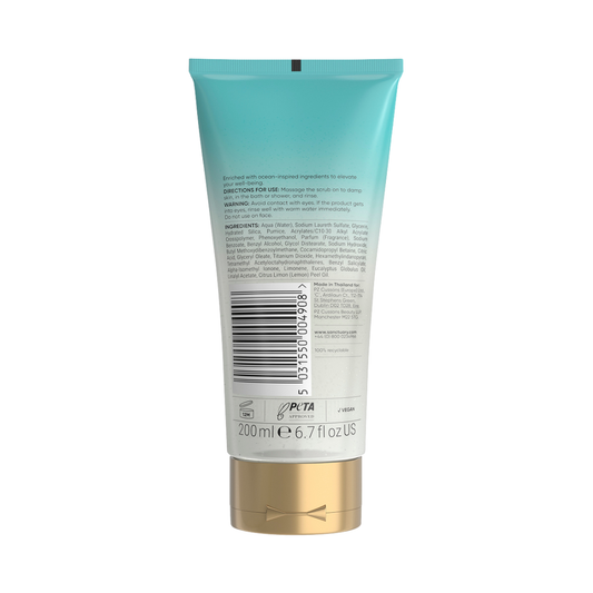 Sanctuary Spa Telový peeling Aqua Serenity, 200 ml