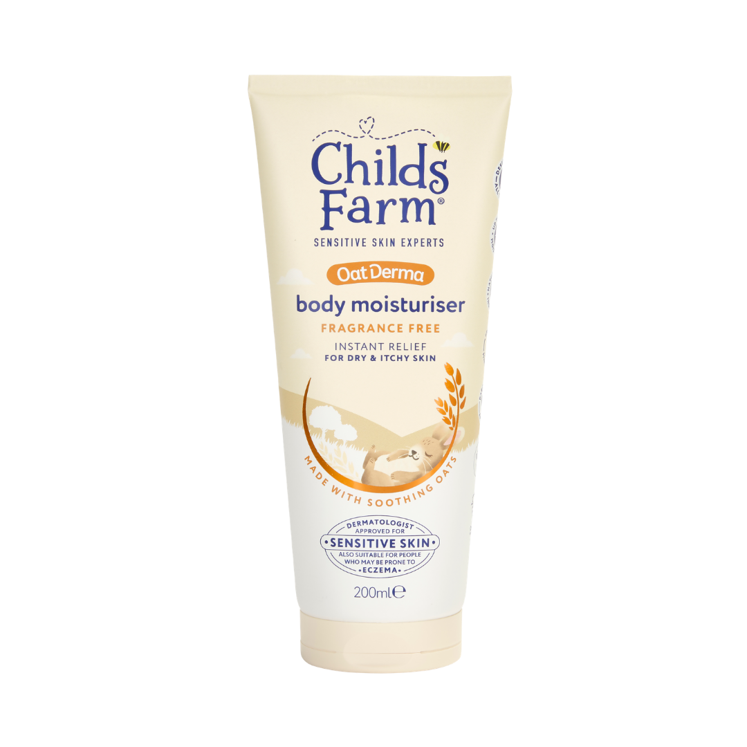 Childs Farm Oat Derma Telové mlieko bez parfumácie, 200 ml