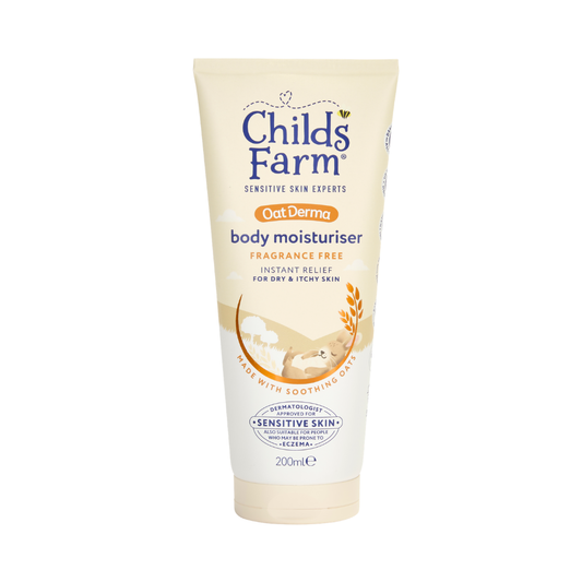 Childs Farm Oat Derma Telové mlieko bez parfumácie, 200 ml