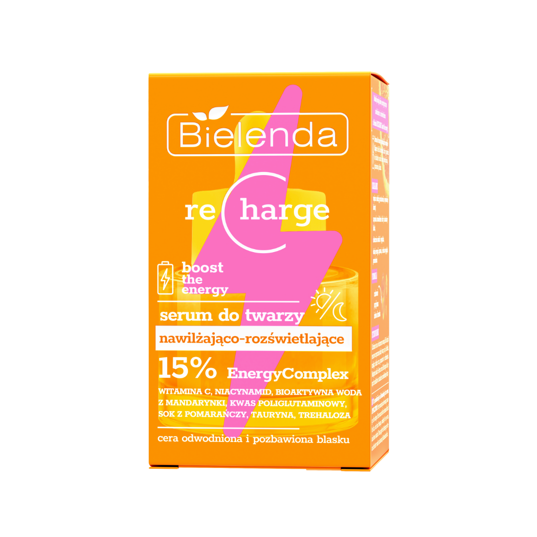 Bielenda RECHARGE Hydratačné pleťové sérum s vitamínom C, 30 ml