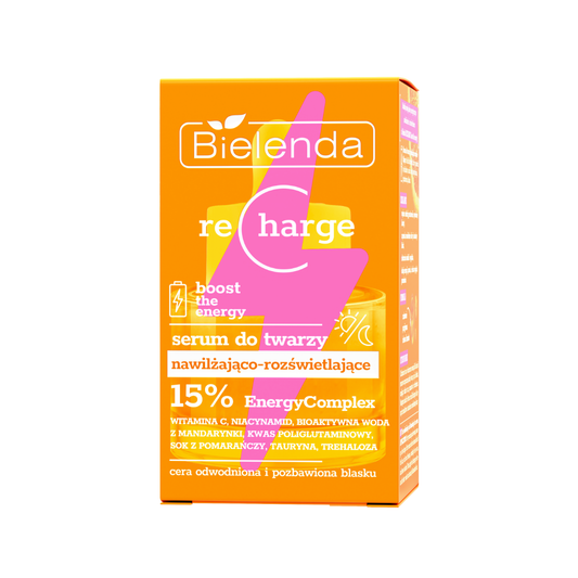 Bielenda RECHARGE Hydratačné pleťové sérum s vitamínom C, 30 ml