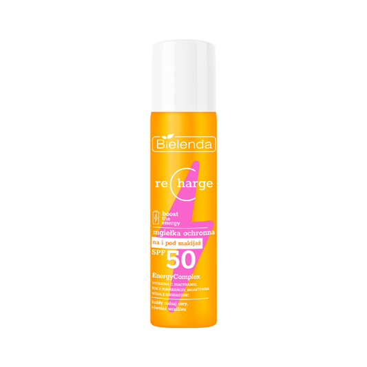 Bielenda RECHARGE Ochranná hmla (mist) s SPF 50, 75 ml