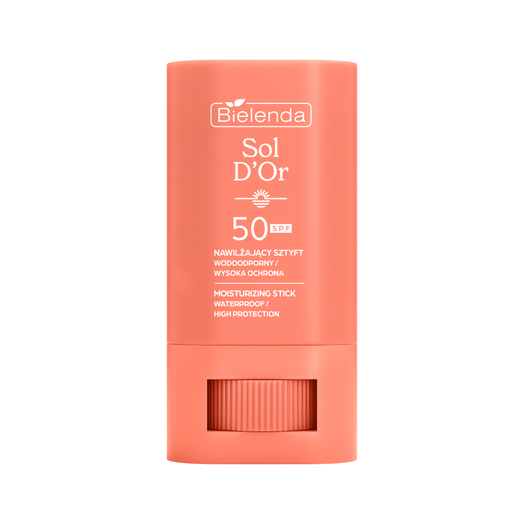 Bielenda Sol d'Or Hydratačná ochranná tyčinka na tvár a telo SPF 50, 18g