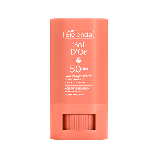 Bielenda Sol d'Or Hydratačná ochranná tyčinka na tvár a telo SPF 50, 18g