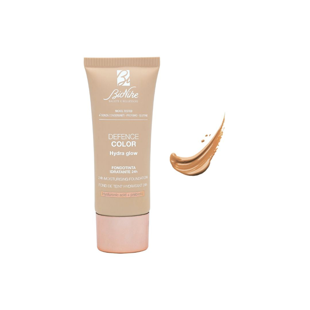 BioNike DEFENCE COLOR HYDRA GLOW 24H hydratačný MAKE UP, 30 ml