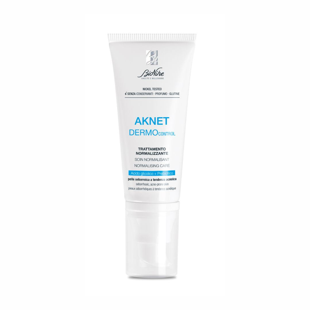BioNike AKNET Dermocontrol Normalizačný krém s kyselinou glykolovou a prebiotikami, 40 ml