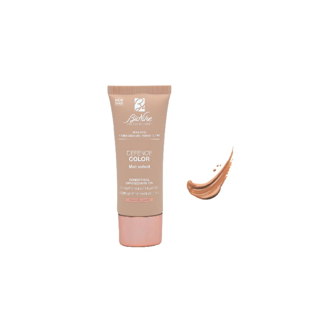 BioNike DEFENCE COLOR MAT VELVET 12h - Zmatňujúci make-up s OF15, 30 ml