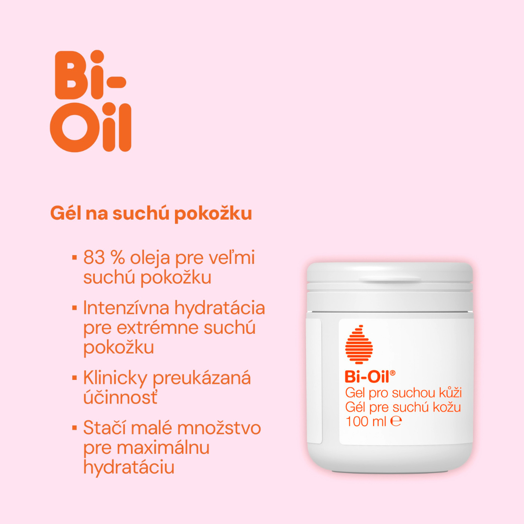 Bi-Oil - Gél pre suchú kožu 100 ml (krabička)