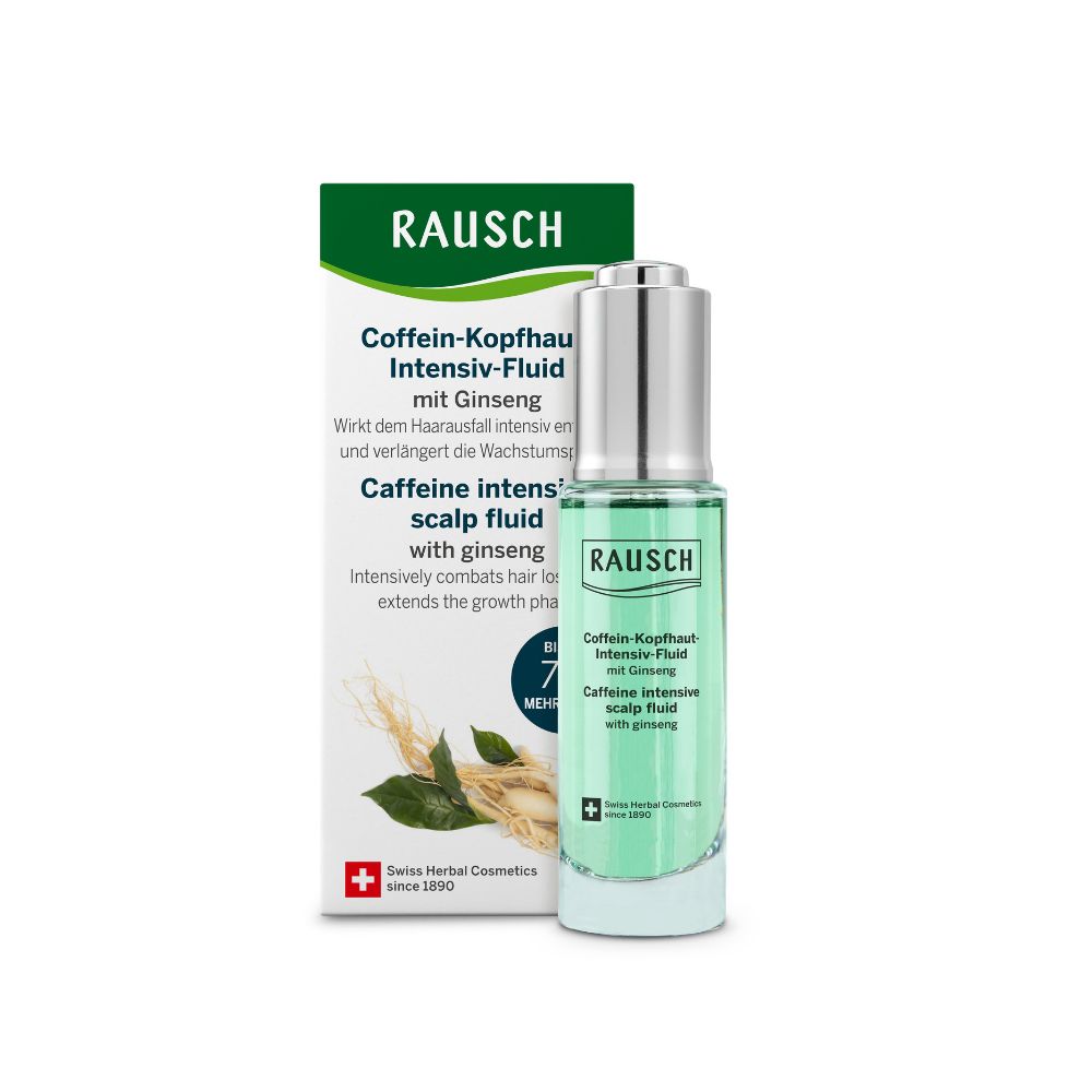 Rausch Kofeínový fluid na pokožku hlavy so ženšenom, 50 ml
