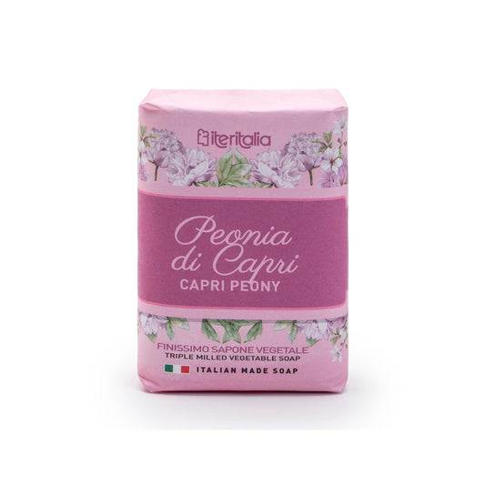 Iteritalia Rastlinné mydlo - Pivónia z Capri, 125g