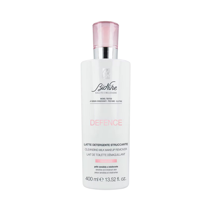 BioNike DEFENCE Čistiace mlieko na tvár, oči a pery, 400 ml