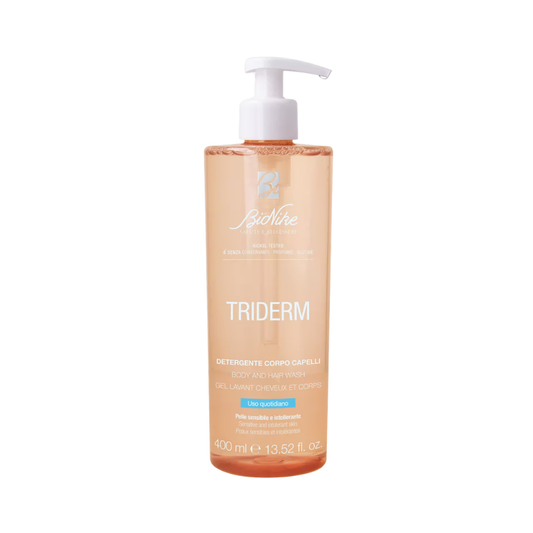 BioNike TRIDERM Sprchovací gél telo, vlasy 400/750 ml