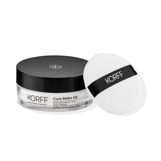 KORFF CURE MAKE UP Transparentný sypký púder, 12.8 g
