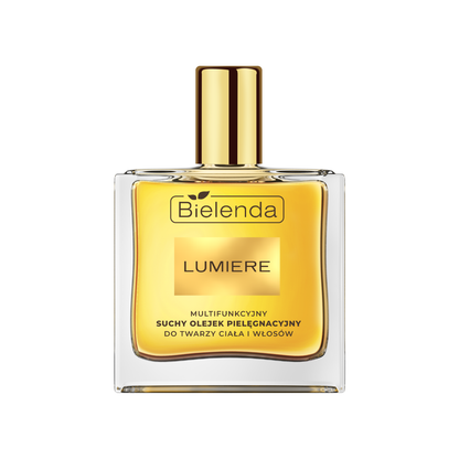 Bielenda LUMIERE Multifunkčný suchý olej na tvár, telo a vlasy, 50 ml