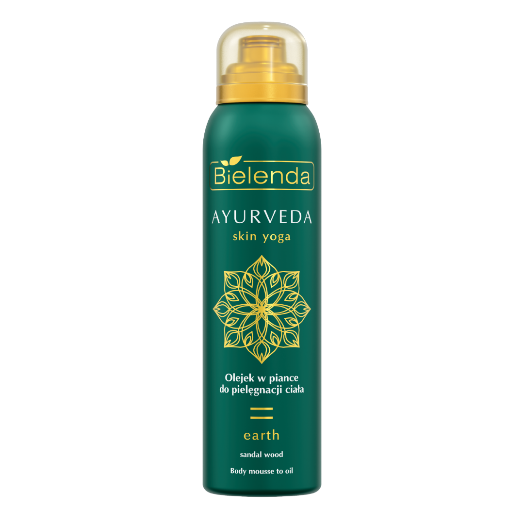 Bielenda AYURVEDA SKIN YOGA Telová olejová pena po kúpeli, céder, pačuli, citrón, škorica 150 ml
