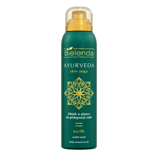 Bielenda AYURVEDA SKIN YOGA Telová olejová pena po kúpeli, céder, pačuli, citrón, škorica 150 ml