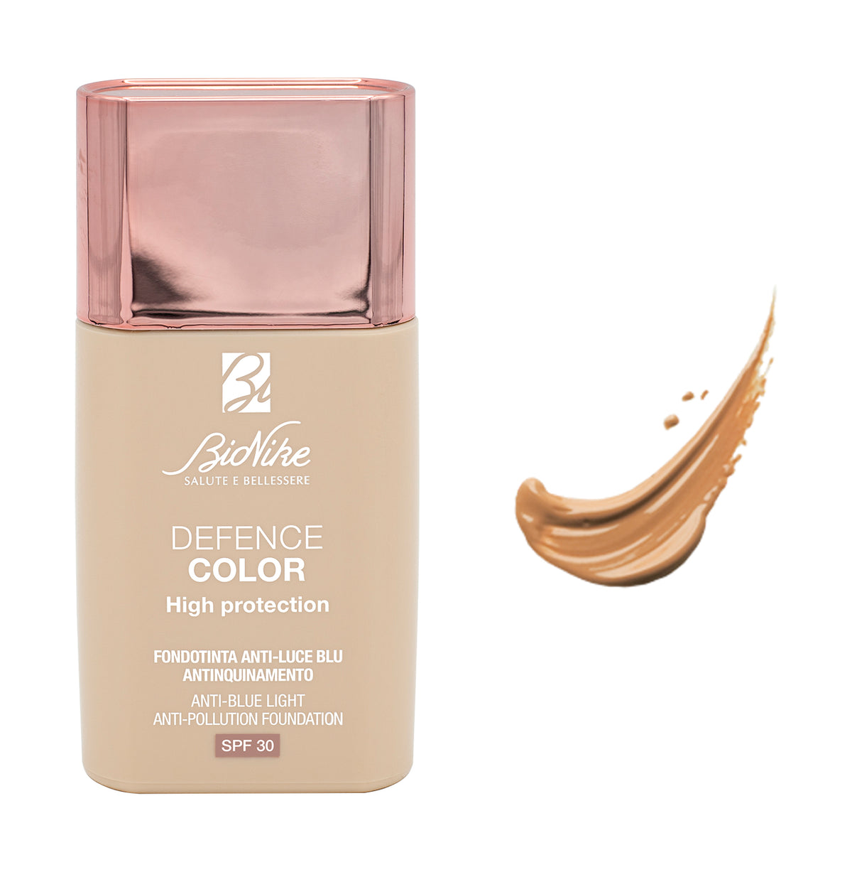 BioNike DEFENCE COLOR HIGH PROTECTION - Ochranný make-up s SPF30, 30 ml