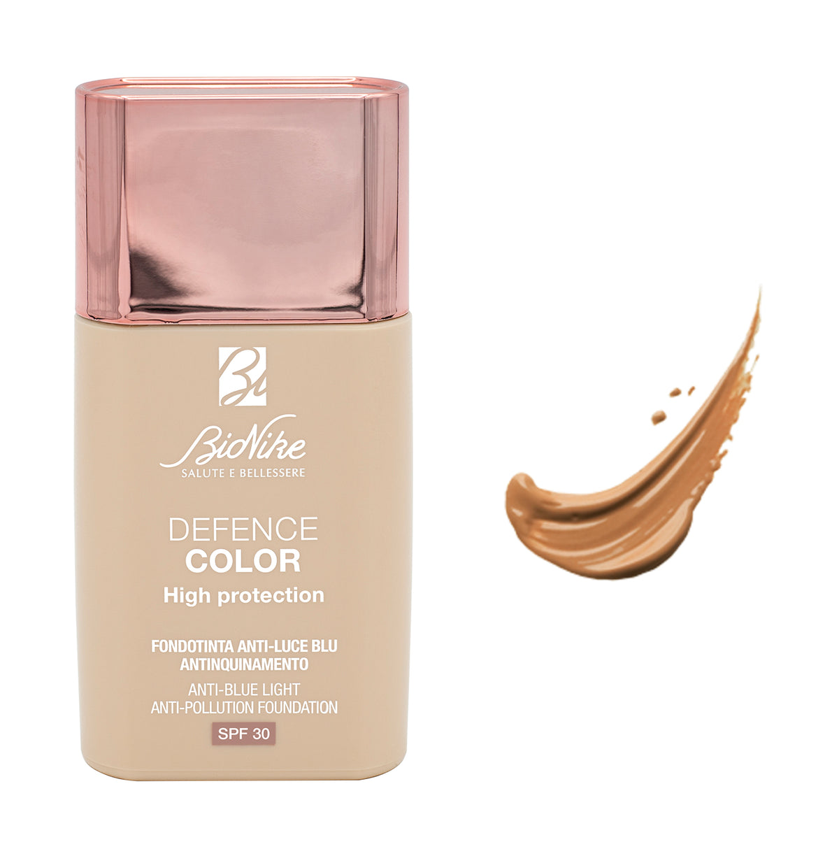 BioNike DEFENCE COLOR HIGH PROTECTION - Ochranný make-up s SPF30, 30 ml