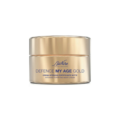 BioNike DEFENCE MY AGE GOLD Bohatý hydratačný nočný krém, 50 ml