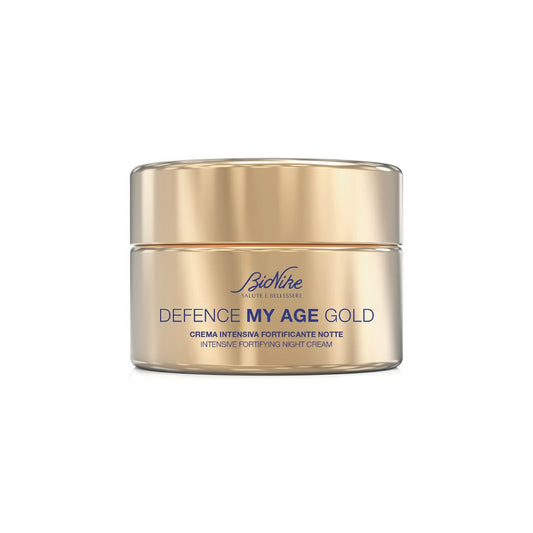 BioNike DEFENCE MY AGE GOLD Bohatý hydratačný nočný krém, 50 ml