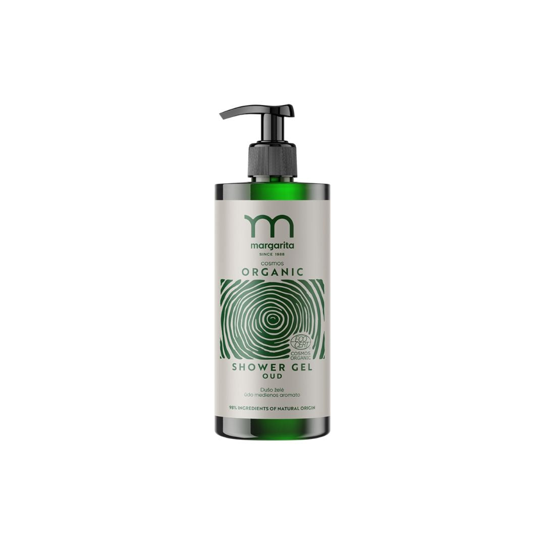 MARGARITA Cosmos Organic Sprchový gél s vôňou dreva oud, 400 ml