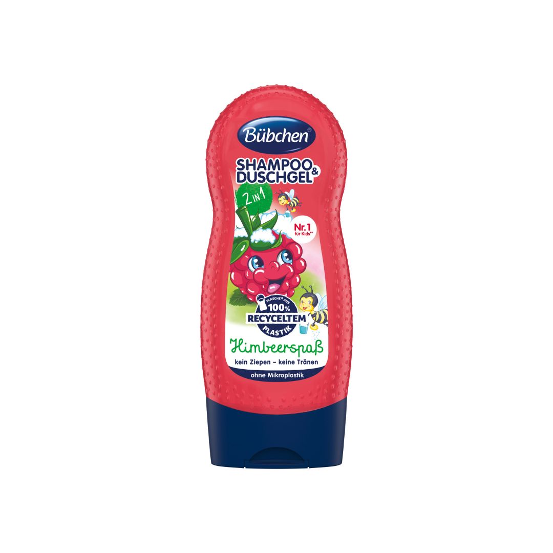 Bubchen Kids Šampón a sprchový gél 2v1 Malina, 230 ml