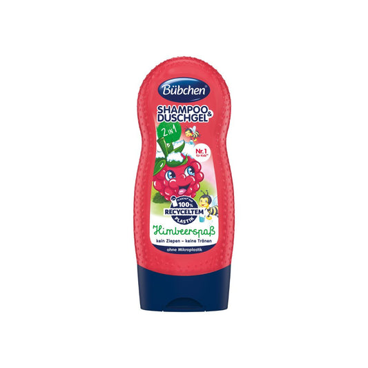 Bubchen Kids Šampón a sprchový gél 2v1 Malina, 230 ml
