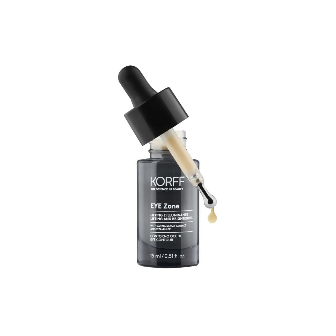 KORFF EYEZONE Liftingový a rozjasňujúci fluidný očný krém, 15 ml