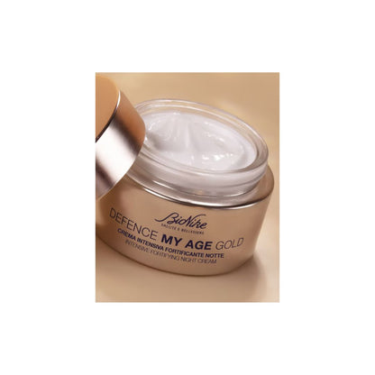 BioNike DEFENCE MY AGE GOLD Bohatý hydratačný nočný krém, 50 ml