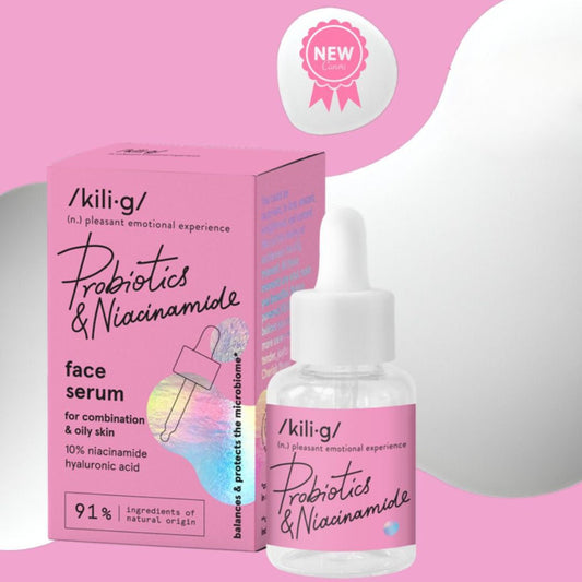 KILIG pleťové sérum s probiotikami pre zmiešanú a mastnú pleť, 30 ml (10/2026)