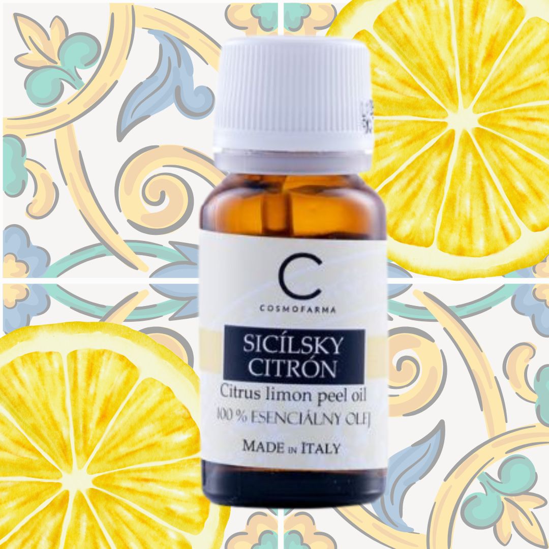 Cosmofarma 100 % Esenciálny olej Sicílsky citrón, 10 ml